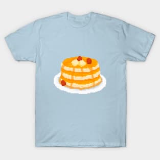 Fluffy Pancakes Pixel Art T-Shirt